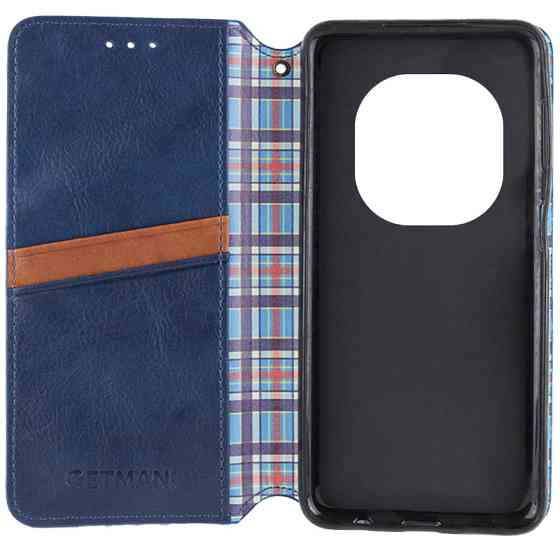 Кожаный чехол-книжка GETMAN Cubic (PU) для Xiaomi Redmi Note 15 Pro+ 5G Херсон