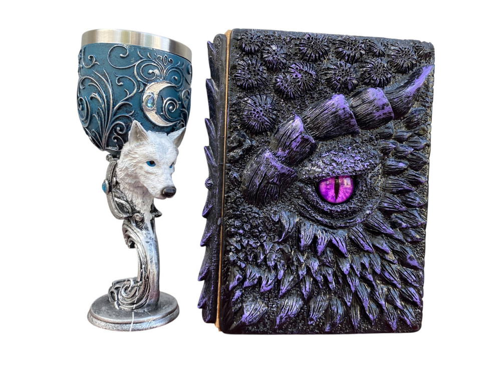 Подарочный набор Бокал 3 Волк и Блокнот 3 «Око Иллюзий» Київ - зображення 1