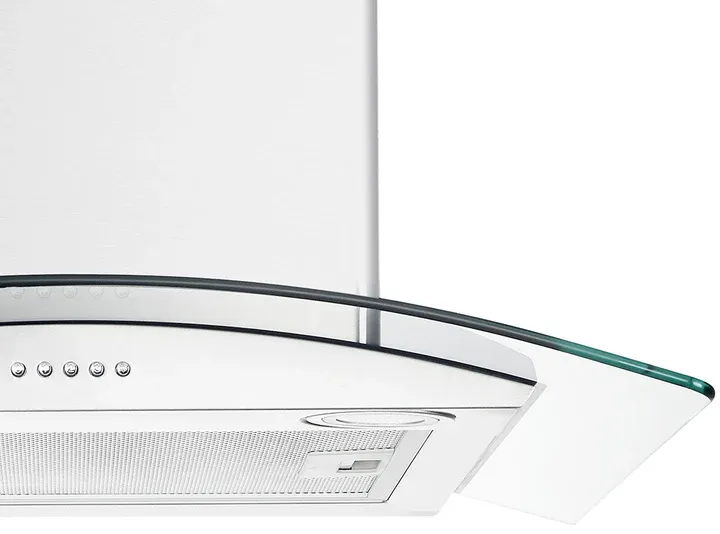 Вытяжка кухонная купольная Grunhelm GVG 156 TW (900 м3/ч 230 Вт) белый цвет Кнопочное управление Киев - изображение 2