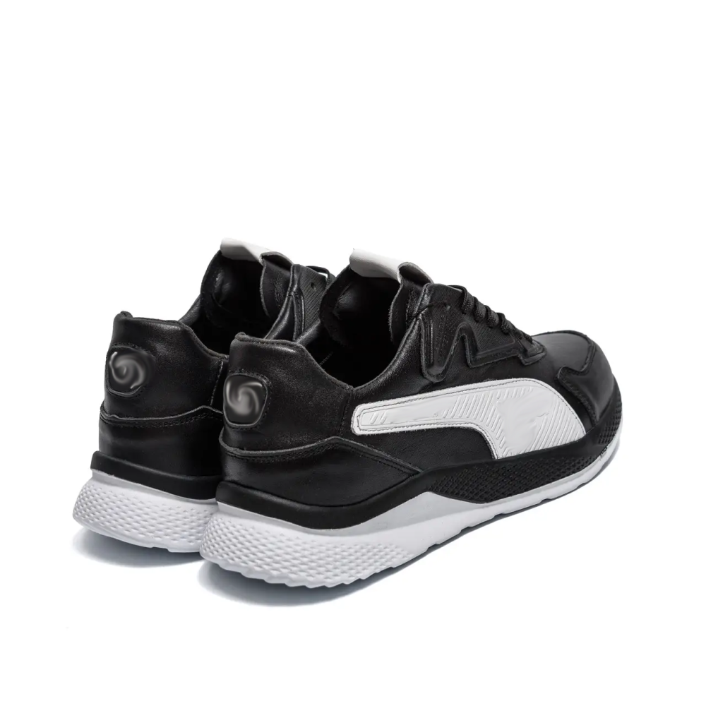 Мужские кожаные кроссовки  RS Black Київ - зображення 4