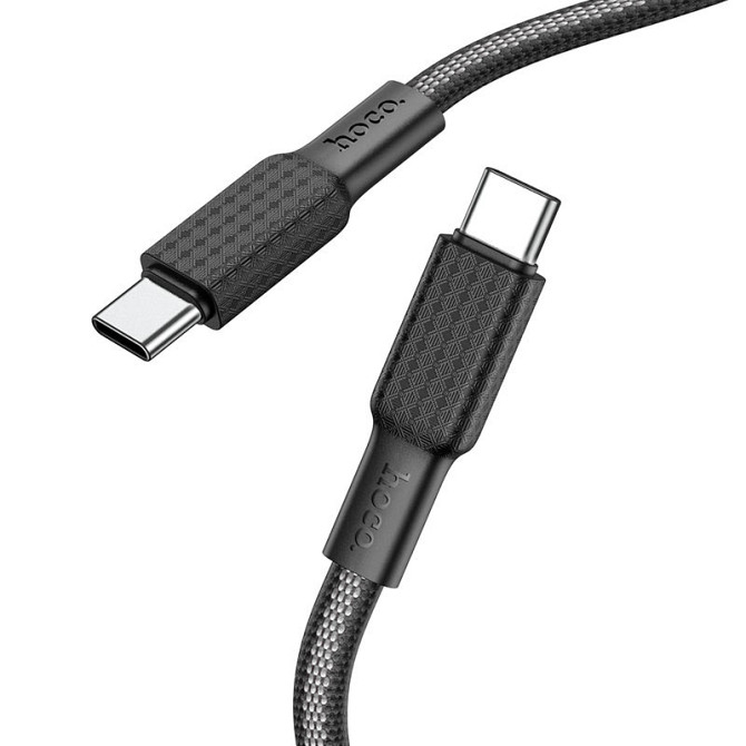 Дата кабель Hoco X69 Jaeger 60W Type-C to Type-C (1m) Херсон - зображення 11