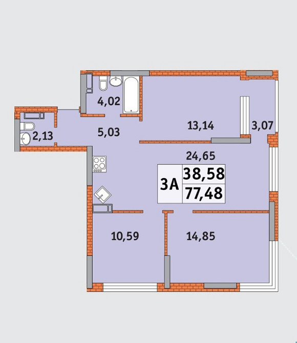 Продаж 3 кімнатної квартири у житловому комплексі «Урлівський 1» Киев - изображение 4