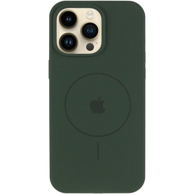 Чехол Silicone Case Full Protective (AA) V2 with MagSafe для Apple iPhone 15 Pro (6.1") Херсон - зображення 2