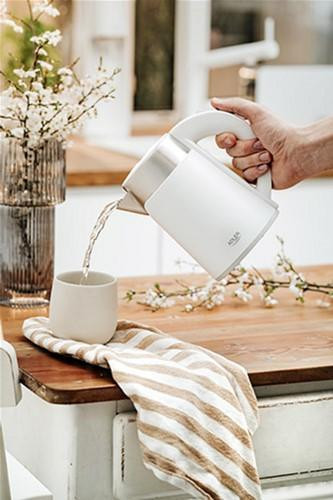 Электрочайник Adler AD-1372-white 0.6 л белый Київ - зображення 4