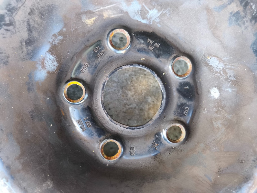 Диск колесный металлический R15 VW Caddy 2004-2015 (1K0601027T) Ковель - зображення 3