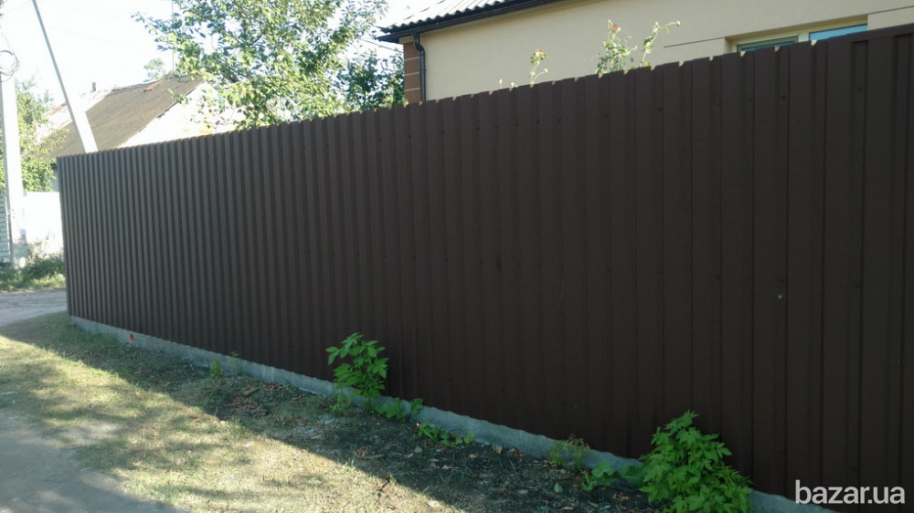 Забор из проф. настила (профлиста). "Броневик" Днепр. Дніпро - зображення 4