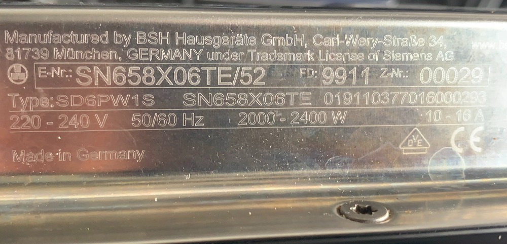 2020рік Посудомийна машина Siemens посудомойка 82x60см Made in Germany Бережани - зображення 5