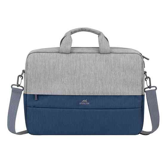 Cумка для ноутбука Rivacase 15.6" 7532(Grey/Darkblue) темно-синяя с серым Киев