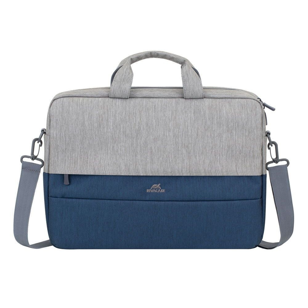 Cумка для ноутбука Rivacase 15.6" 7532(Grey/Darkblue) темно-синяя с серым Київ - зображення 2