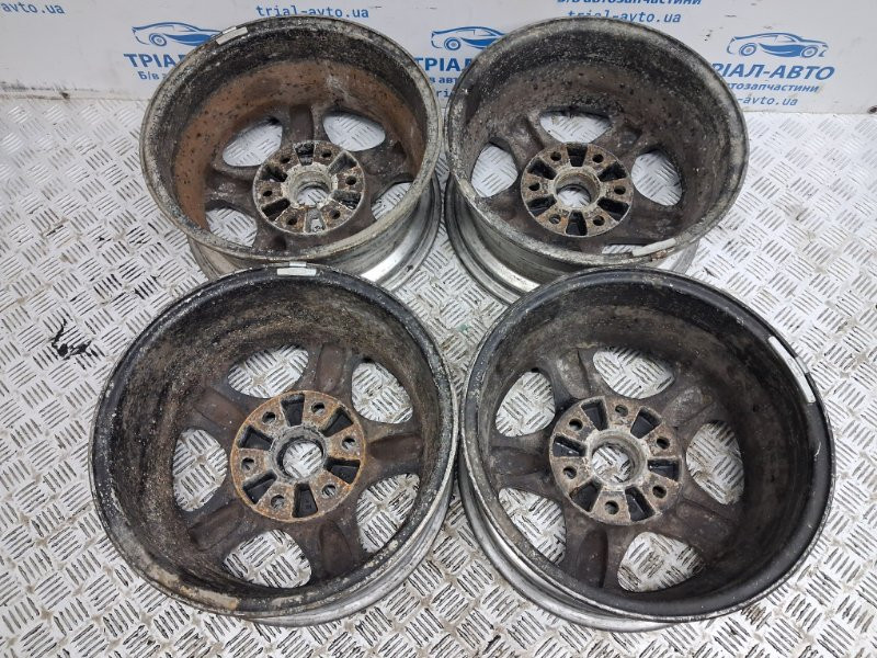 Диски титан комплект R16 Mitsubishi Pajero Wagon 3 3.2 ДИЗЕЛЬ 4M41 1999 (б/у) Київ - зображення 6