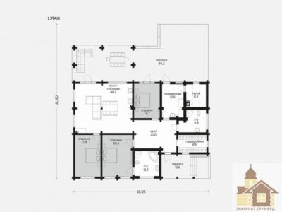 Купити зруб для родини – Закарпат Зруб-Буд дерев’яні будинки Одеса - зображення 6