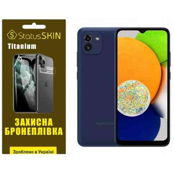 Поліуретанова плівка StatusSKIN Titanium для Samsung A03 A035 Глянцева (Код товару:33771) Харків