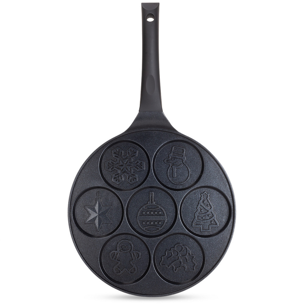 Сковорода для блинов и панкейков Kamille Christmas Pancake 26см Одеса - зображення 4