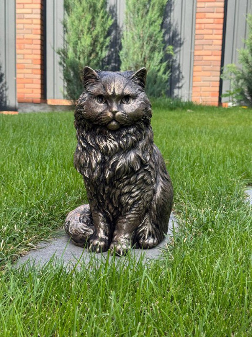 Пам'ятник кота в бронзі створення пам'ятників тварин на замовлення Київ - зображення 3