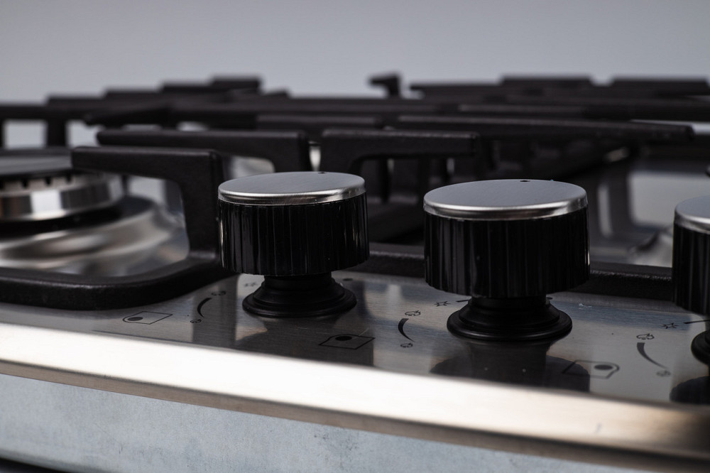 Газовая варочная поверхность GRUNHELM GHIW 0229 MI WOK (2 конфорки, нержавейка, газ контроль) 143076 Київ - зображення 3