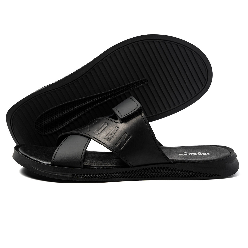 Мужские кожаные  летние шлепанцы-сланцы Jordan Київ - зображення 1