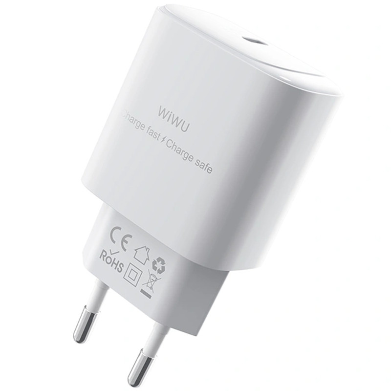 СЗУ WIWU G008 Essen PD30W GaN (1USB-C) + кабель Type-C to Type-C Херсон - изображение 3