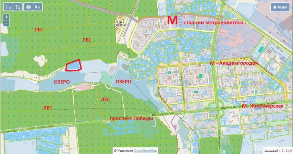 продажа участок под жилую застройку Киев, Святошинский, 298400 $ Київ - зображення 3