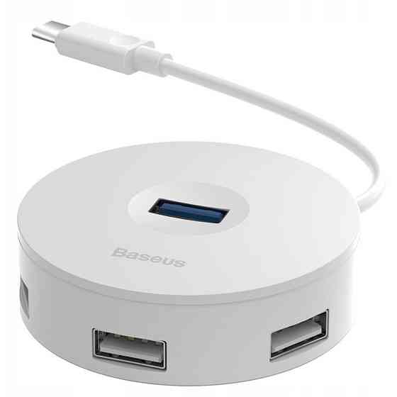 Переходник HUB Baseus Round Box Type-C to USB 3.0 + 3USB 2.0 (CAHUB-G) Херсон