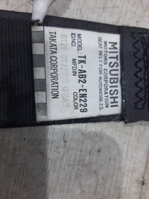 Ремень безопасности передний левый Mitsubishi Pajero Sport K9 2.5 DIESEL 4D56 1996 (б/у) Київ - зображення 4