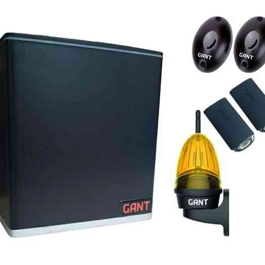 Комплект автоматики для відкатних воріт з акумулятором, фотоелементами і лампою Київ