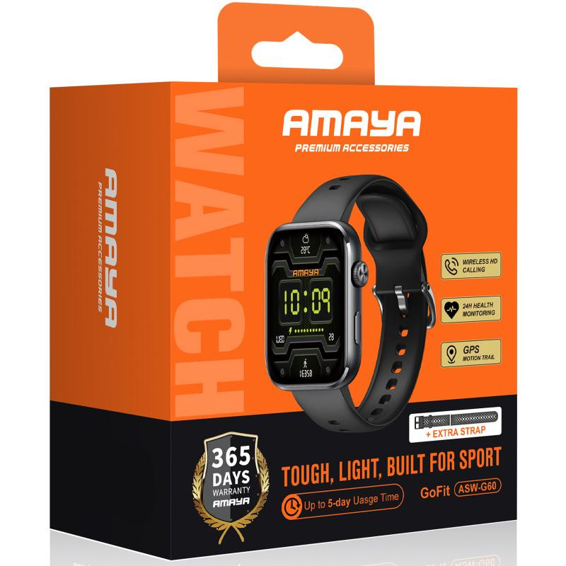 Смарт-часы Amaya ASW-G60 Smart sports watch (call version) Херсон - зображення 2