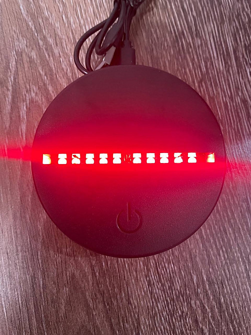 3Д нічник стіч багатокольоровий з пультом Дніпро - зображення 3