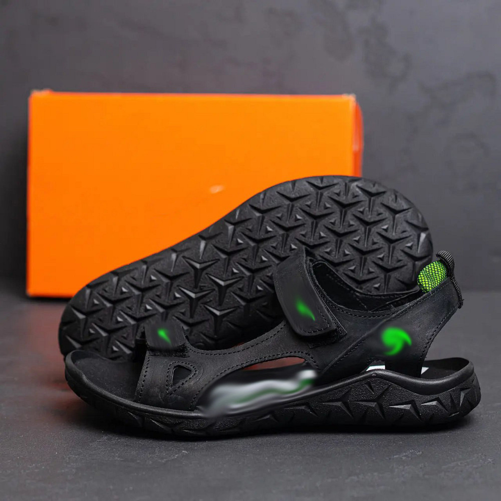 Мужские кожаные сандалии NS Green Киев - изображение 8