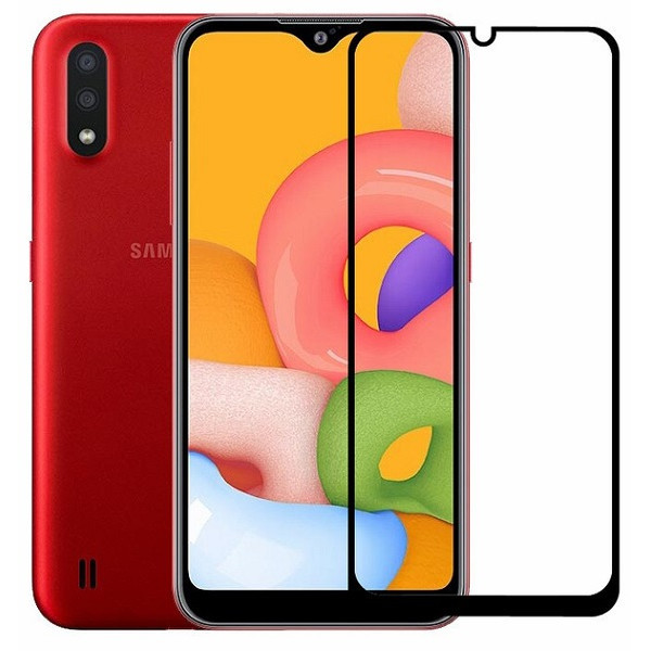 Захисне скло Samsung A01 A015/M01 Black Харьков - изображение 1