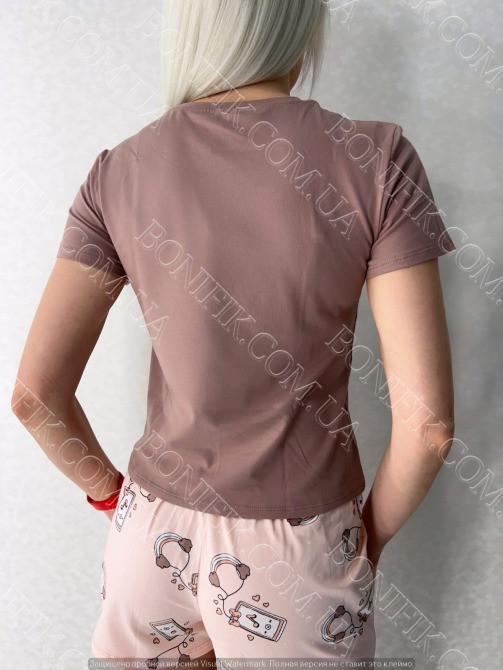 Женский комплект пижамы "Roksana" (16646) (арт. 1759) Кривий Ріг - зображення 3