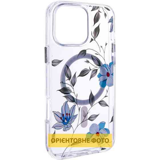 TPU+PC чехол Clear Garden with MagSafe для Apple iPhone 17 Air (6.5") Херсон