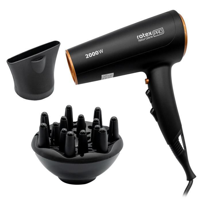 Фен Rotex RFF200-B 2000 Вт Київ - зображення 1