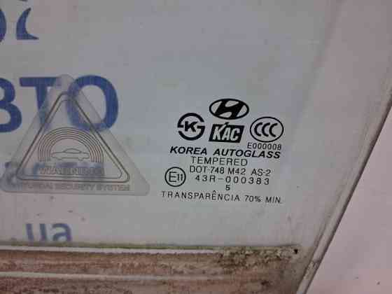 Стекло двери переднее левое Hyundai Sonata NF 2.4 БЕНЗИН G4KC 2004 (б/у) Київ