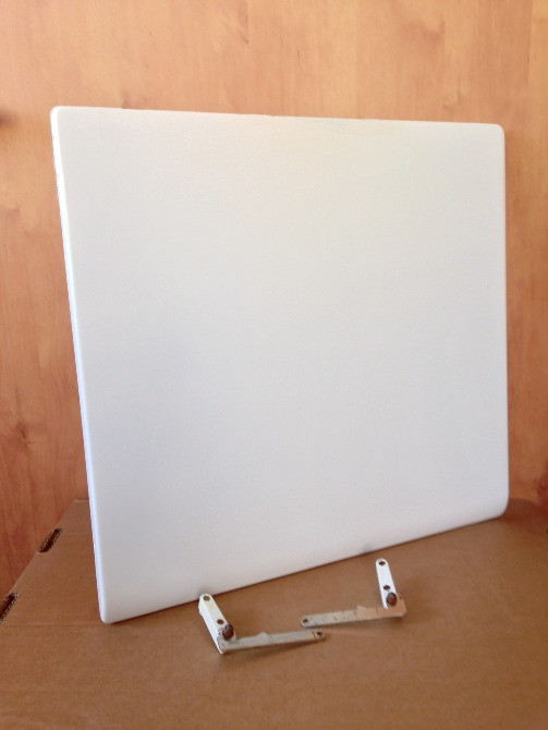 Верхня кришка для газової плити Beko FG5521 металева біла з кріпленням Киев - изображение 3