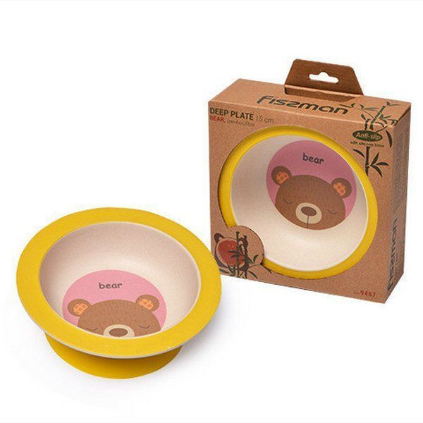 Тарілка дитяча глибока Fissman Ведмедик FS-9467 15 см Киев - изображение 1