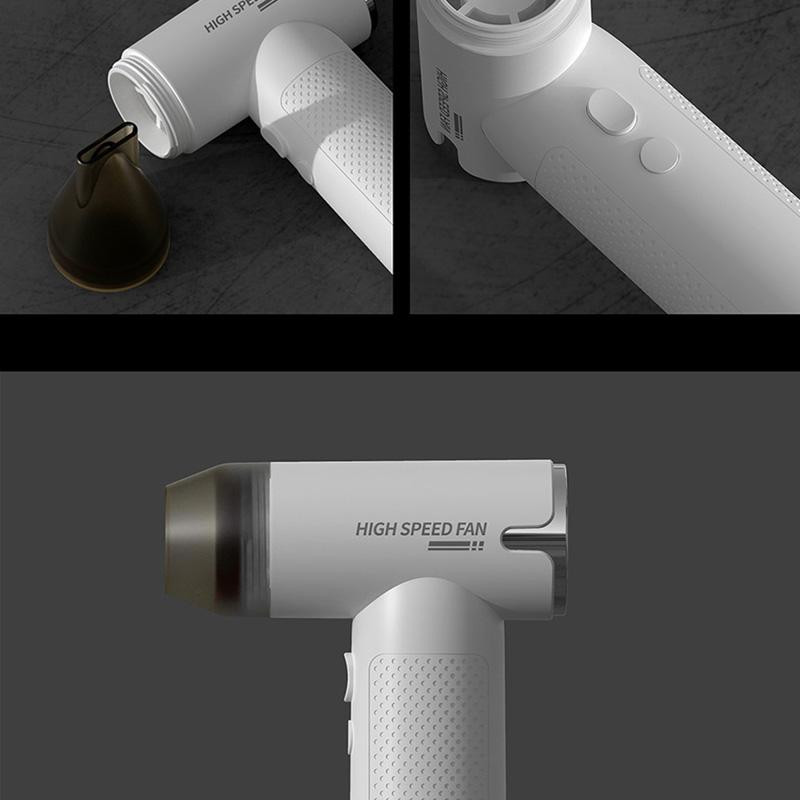 Портативный турбовентилятор с насадками HX132 3300mAh Херсон - зображення 4