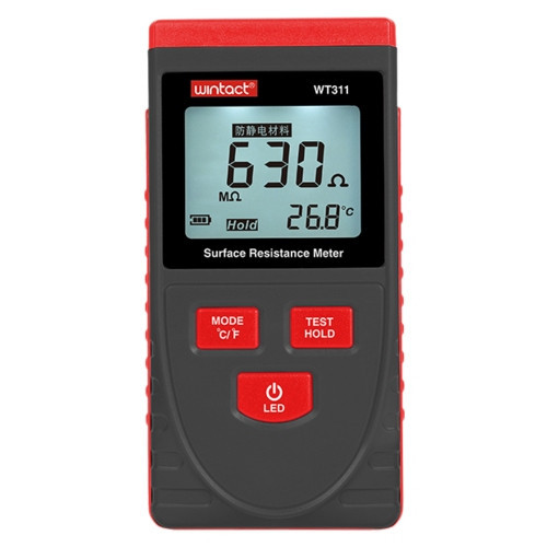 Тестер сопротивления поверхности (100Ω ~1000ГΩ) WINTACT WT311 Харків - зображення 1