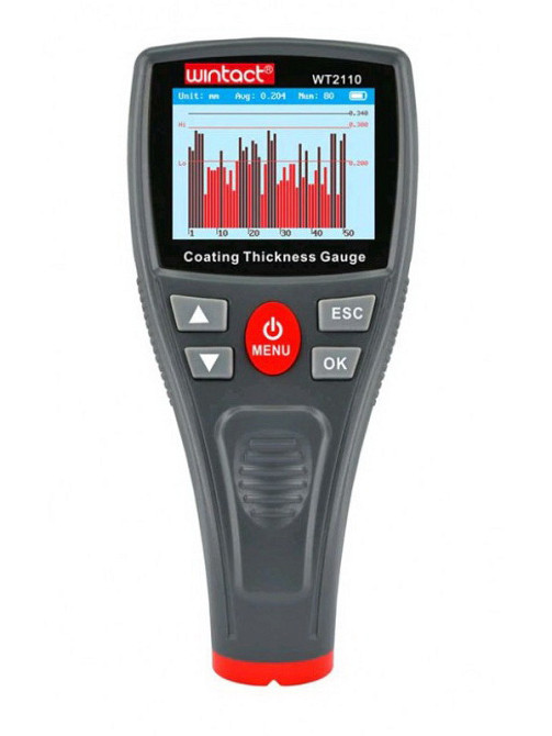 Толщиномер для авто Fe/nFe, 0-1500мкм WINTACT WT2110 Харьков - изображение 3