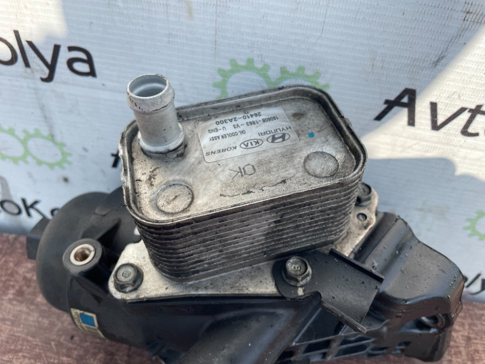 Корпус масляного фильтра с радиатором Hyundai Tucson 1.7 crdi 2015-2019 (26400-2A615) Ковель - изображение 1