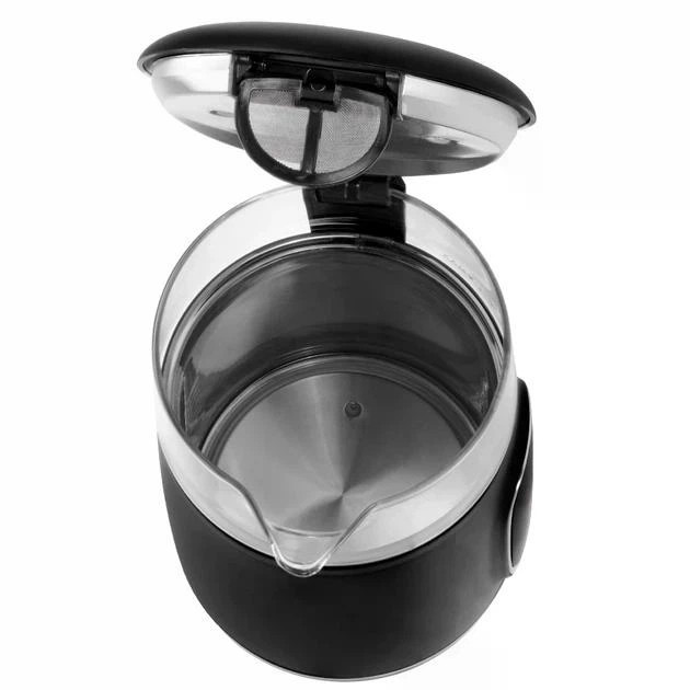 Электрочайник Adler AD 1305 black silver 1.7 л черный с серебристым Київ - зображення 5