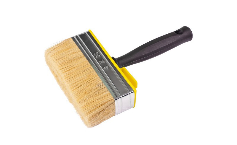 Макловица MASTERTOOL 140х40х45 мм натуральная щетина с пластиковой ручкой 91-9614 Харків - зображення 1