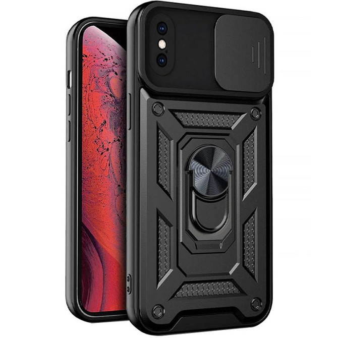Чехол Ummi Camshield Serge Ring для Apple iPhone X / XS (5.8") Херсон - зображення 1