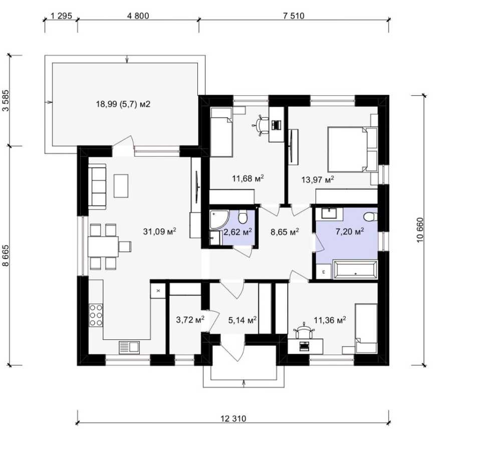 продажа 3-к дом Броварский, Зазимье, 117000 $  - зображення 7