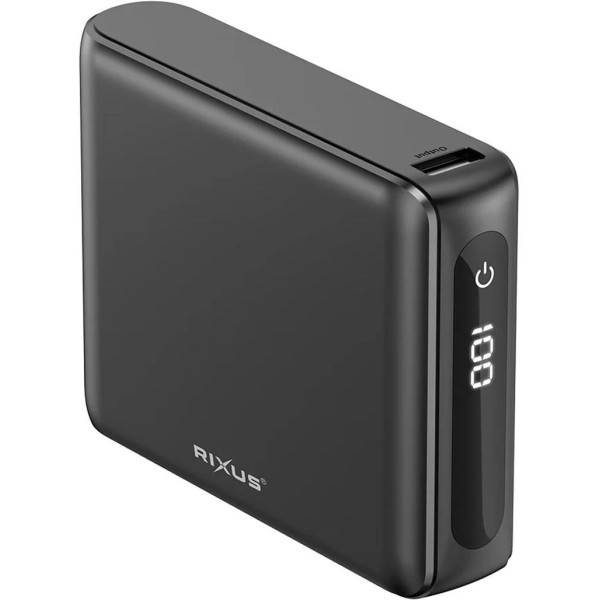 Power Bank Rixus RXPB25 20000mAh 22.5W Black Харків - зображення 2