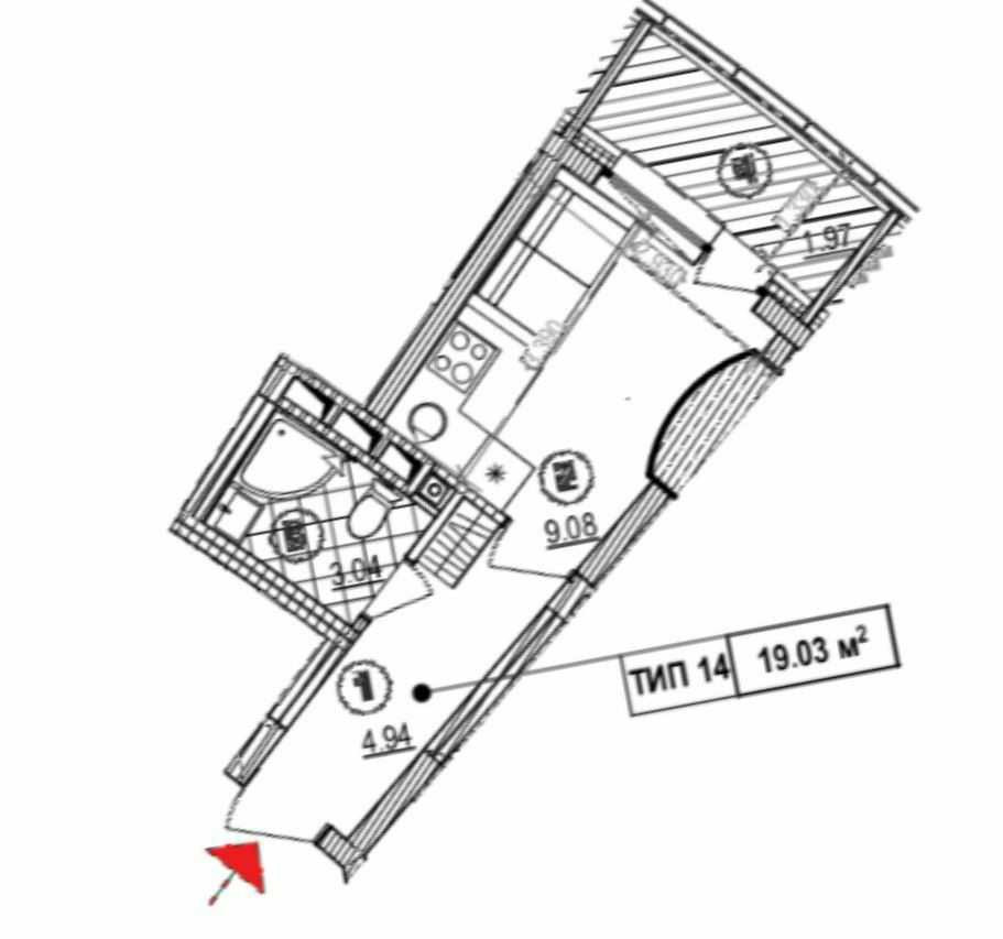 продажа 1-к квартира Киев, Шевченковский, 30000 $ Київ - зображення 8