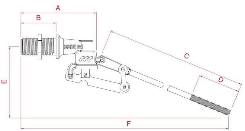 Поплавок для емкости 1/2 дюйма Италия Київ - зображення 6