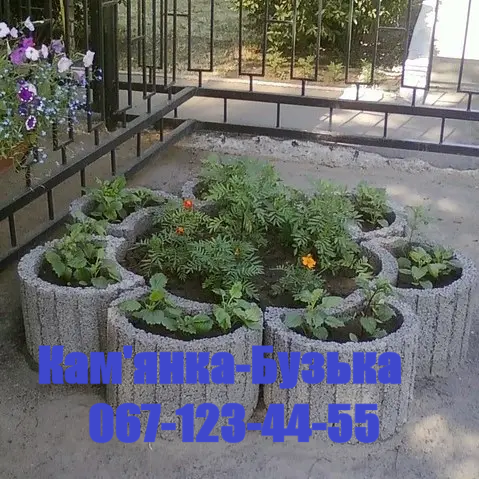 Бруківка, поребрики, плитка тротуарна, клумби, Ивано-Франковск