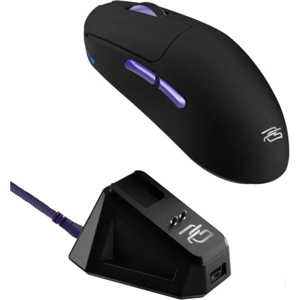 Мишка Proove Gaming Superfight Wireless with charging dock Black/Purple (WMSW00122001) Харків - зображення 3