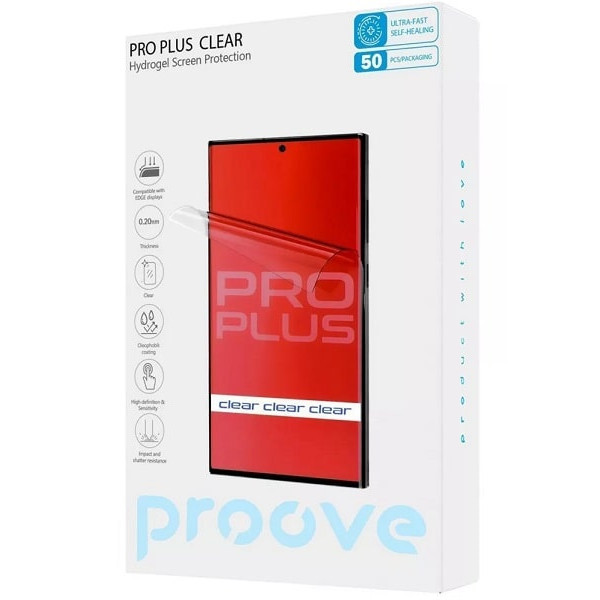 Захисна гідрогелева плівка Proove Hydrogel Screen Protection PRO PLUS Прозора (GGPP12001150) Харків - зображення 1