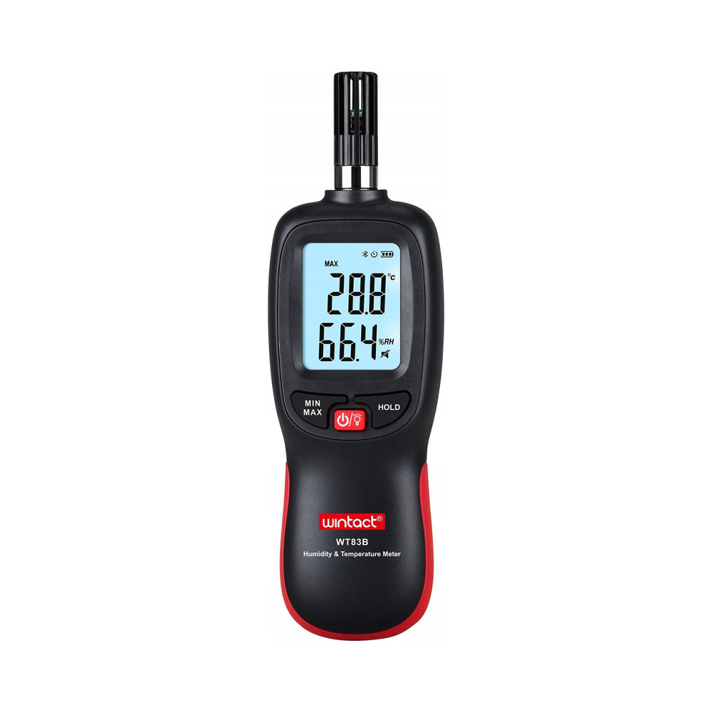 Термогигрометр цифровой Bluetooth 0-100%, -20-70°C WINTACT WT83B Харьков - изображение 7